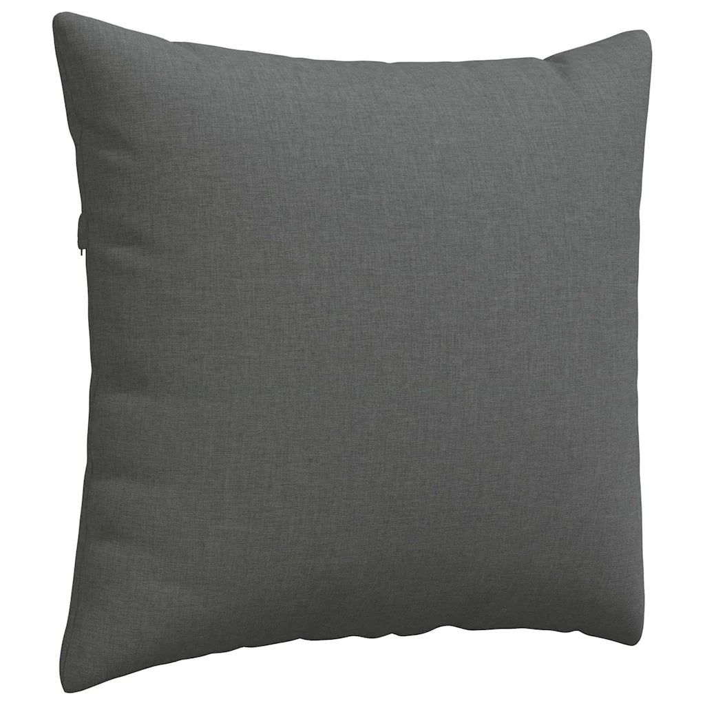Cuscini da Divano 2 pcs Grigio scuro 50 x 50 cm Tessuto