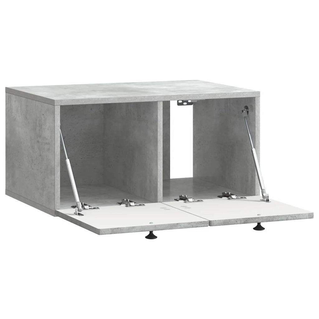 Mobile Porta TV da Muro Grigio Cemento 59,5 x 41 x 30 cm