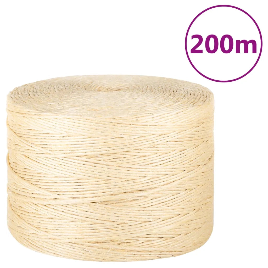 Corda in Sisal 100% 3 mm 200 mcod mxl 80110