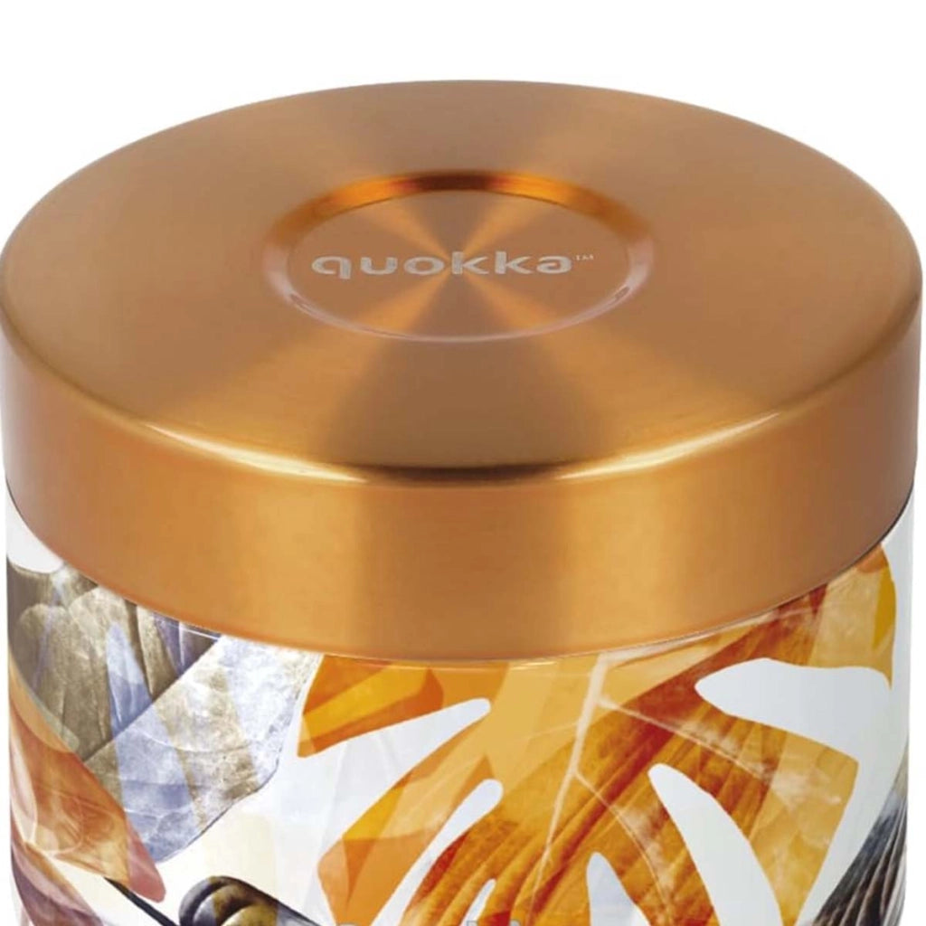 Contenitore Alimentare 360ml Modello Whim con Motivo Autunno Floreale Dorato Quokka