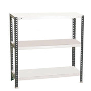 Scaffale in metallo Simon Rack con viti colore antracite/bianco 3 ripiani 900x900x300 mm Made in Spain