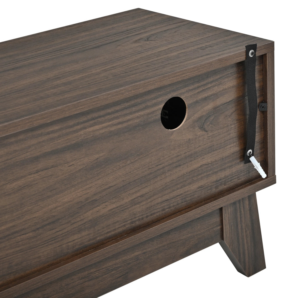 Mobile porta TV color noce 170 cm con vani aperti