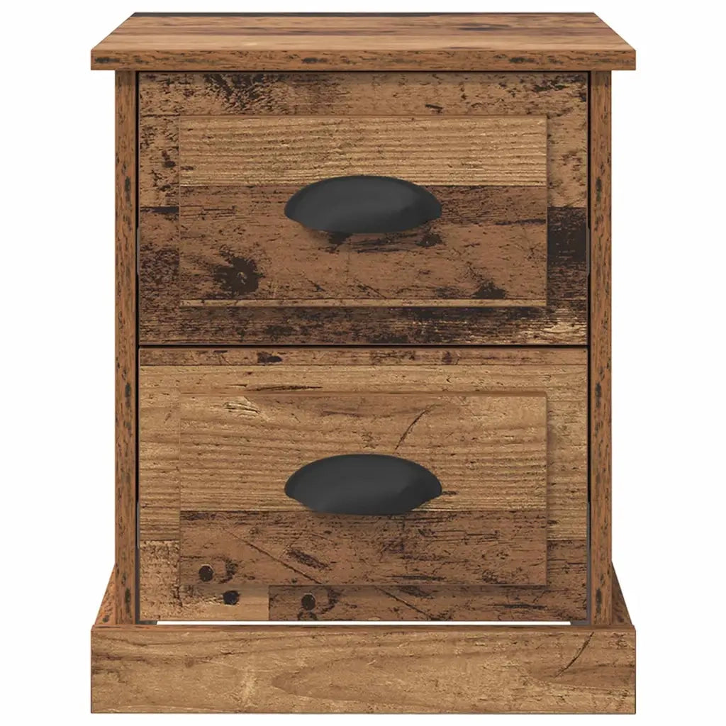 Comodino | Armadio da Notte | Mobiletto da notte con cassetto Legno vecchio 39 x 39 x 47.5 cm