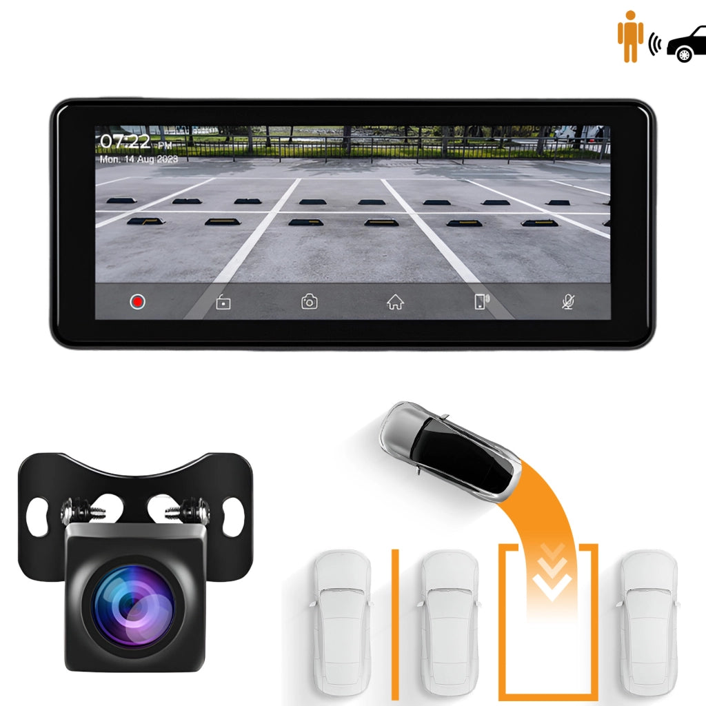 Schermo touch 6,86'' con CarPlay, Android Auto e telecamera posteriore Nero Avizar