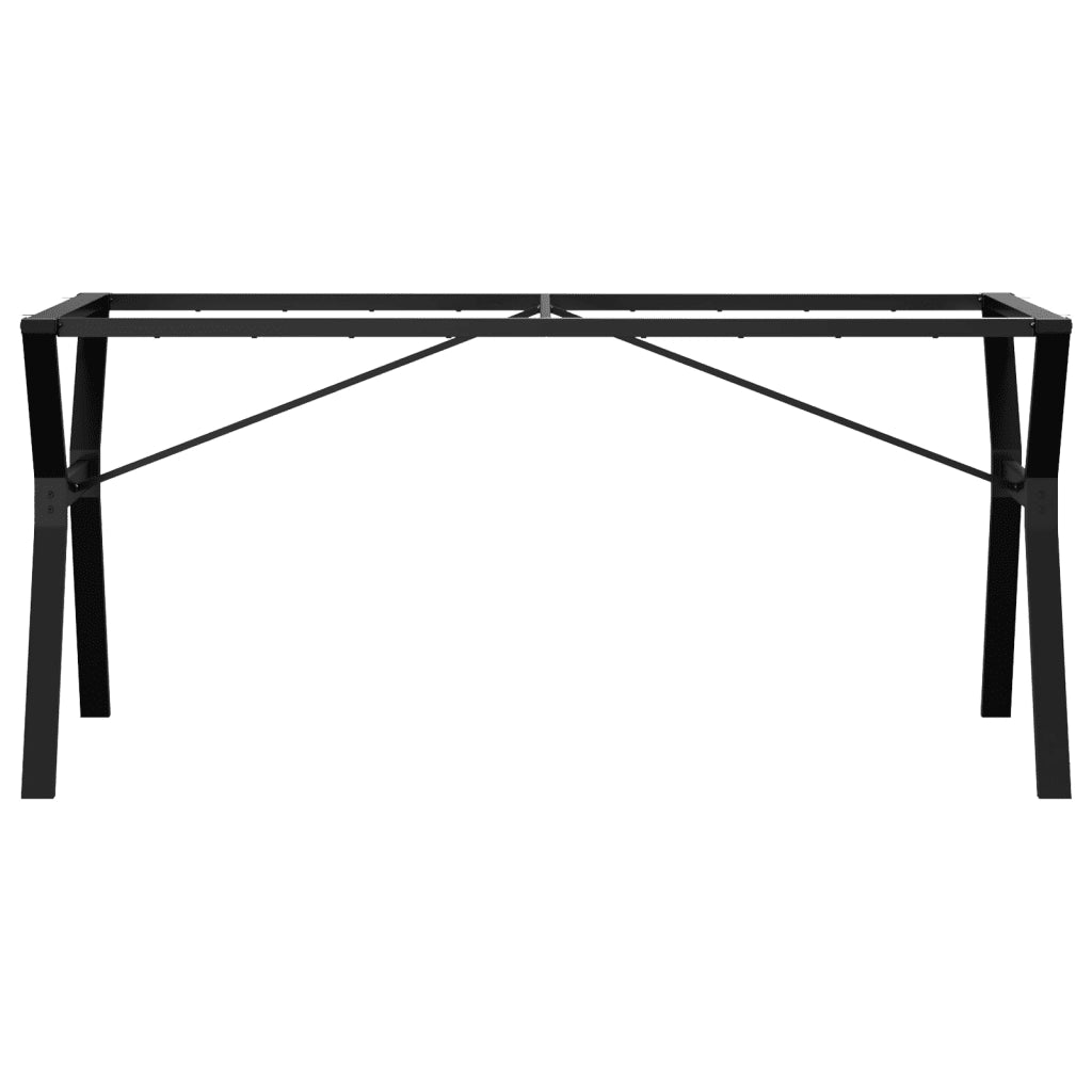 Telaio Gambe a Y per Tavolo da Pranzo 160x80x73 cm in Acciaio
