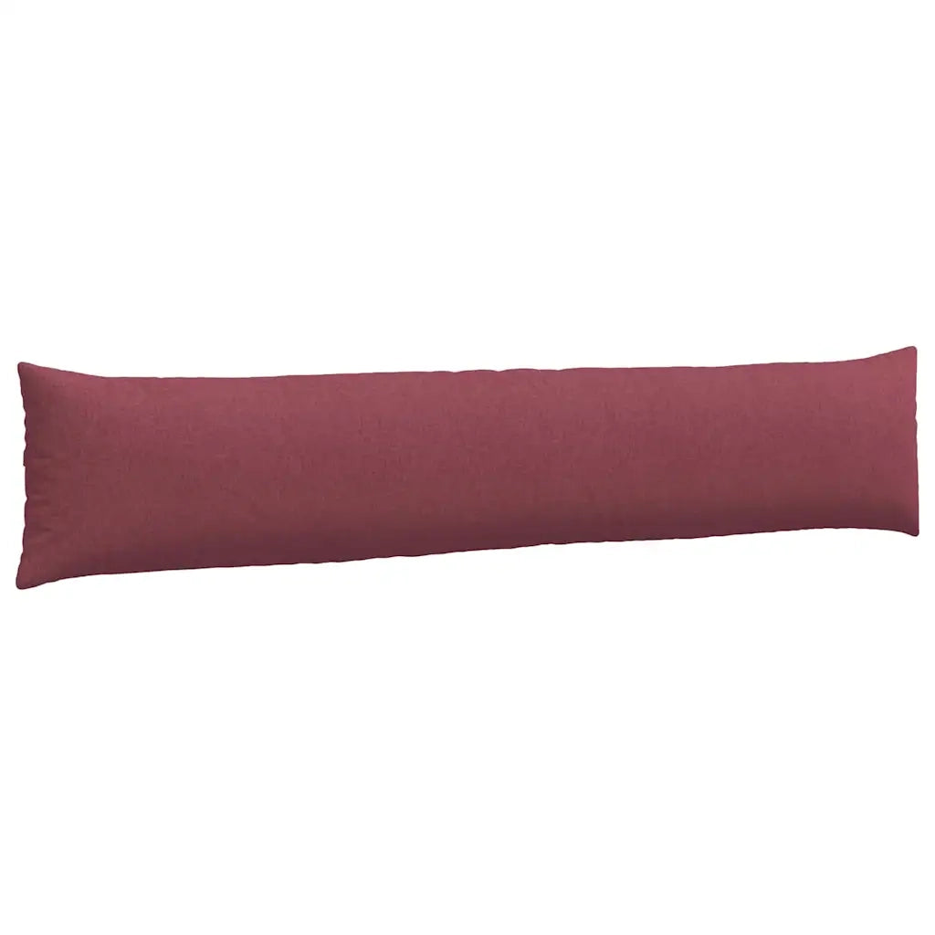 Cuscini da Divano 2 pz | Cuscini per sedie Rosso Vino 200 x 40 cm Tessuto