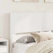 Letto matrimoniale | Letto per adulti | Struttura del letto con stoccaggio e testata Bianco