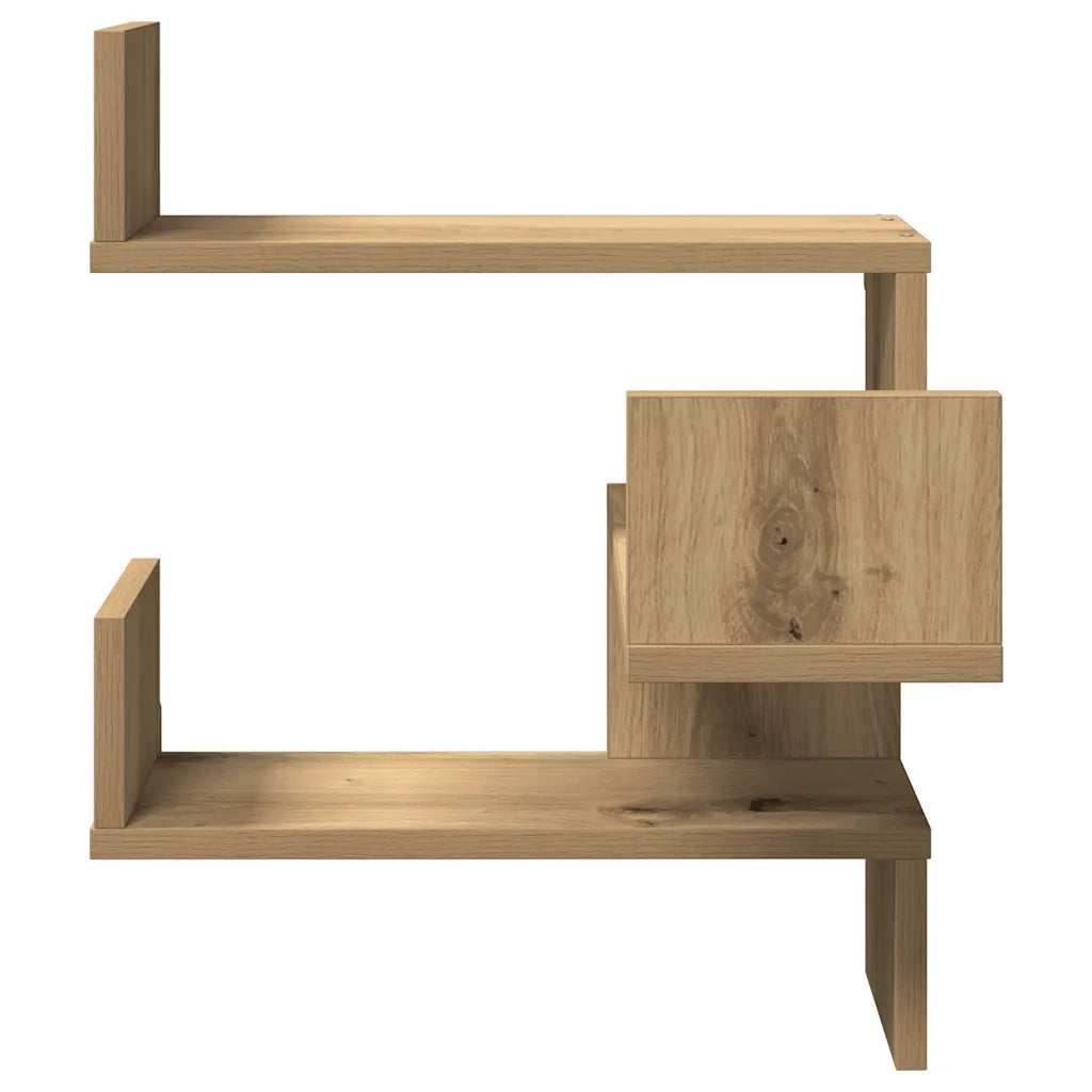 Mensole Angolari 2pz Artigianale 40x40x49,5 cm in Truciolato 856609