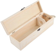 Scatola per Vino in Legno - Confezione per Vino - Confezione di Regalo Fusto di Vino - Supporto - Fusto Singolo - Materiale Sostenibile