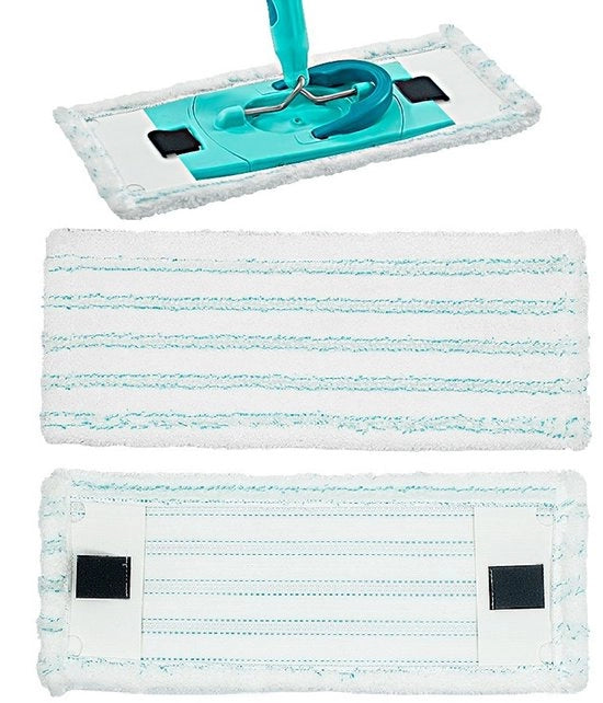 6 set di asciugamani per pulizia - adatto per pulitori a mano - 38*15.5 cm - non incluso asciugamano - spazzola per umido e asciutto - microfibra - Blu Turquoise