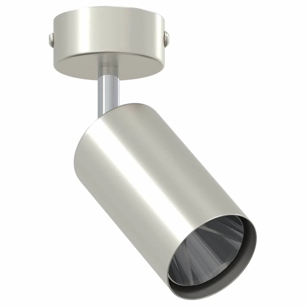 Faretto da soffitto moderno orientabile 6 x 6 x 16 cm illuminazione precisa atmosfera accogliente metallo nichelato 02_0058301