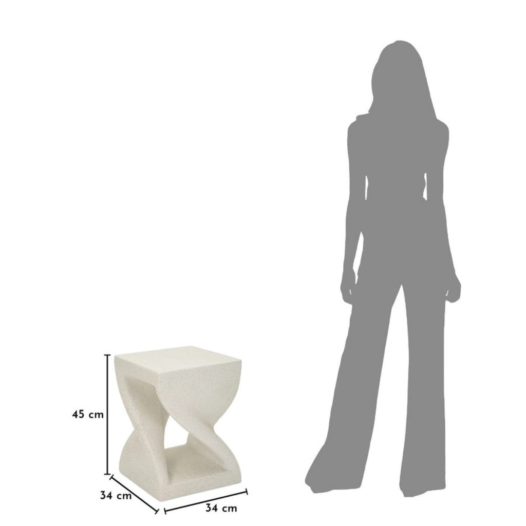 Tavolino VKH1074, Beige, MgO, 34x34x45 cm