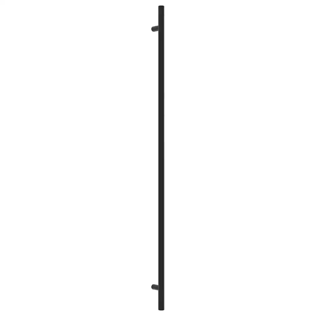 Maniglie per Mobili 10 pz Nere 480 mm in Acciaio Inoxcod mxl 85058