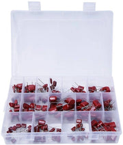 Film Condensatore Polipropilene - Assortimento 180 pezzi - Lunga durata - Capacità fino a 630V - Per progetti di elettronica