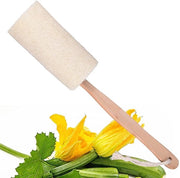 Set di spazzole per il bagno, spazzola per il corpo, spazzola per il viso, spugna per il bagno con manico - Spugna naturale Luffa per massaggi, spugna naturale per il corpo con lunga maniglia per lo scrub della schiena per il bagno e la doccia