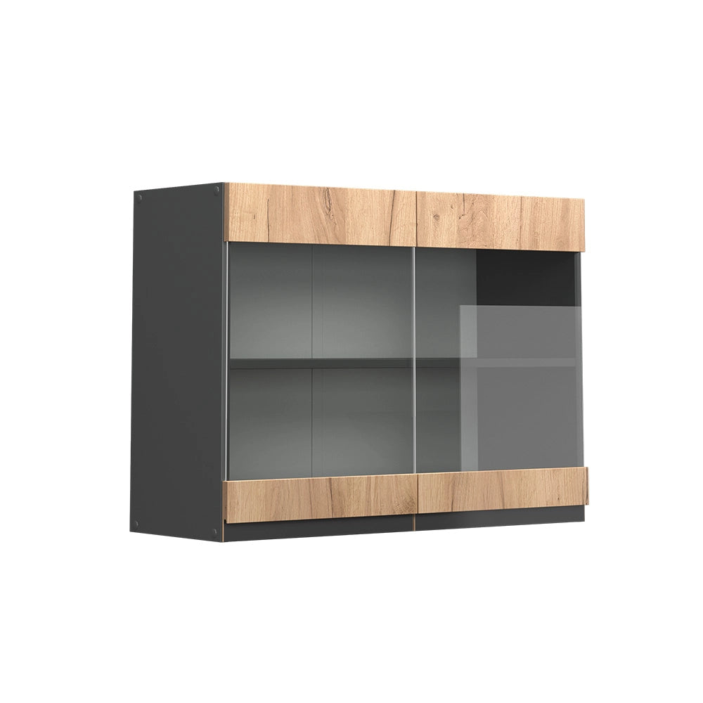 Vicco Mobile alto Quercia dorata 80 cm Forma a J
