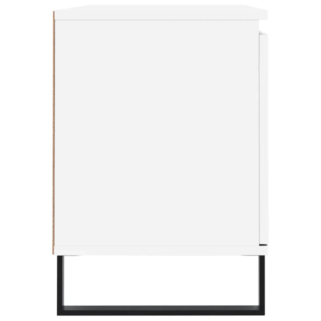Mobile Porta TV Bianco 104x35x50 cm in Legno Multistrato 827020