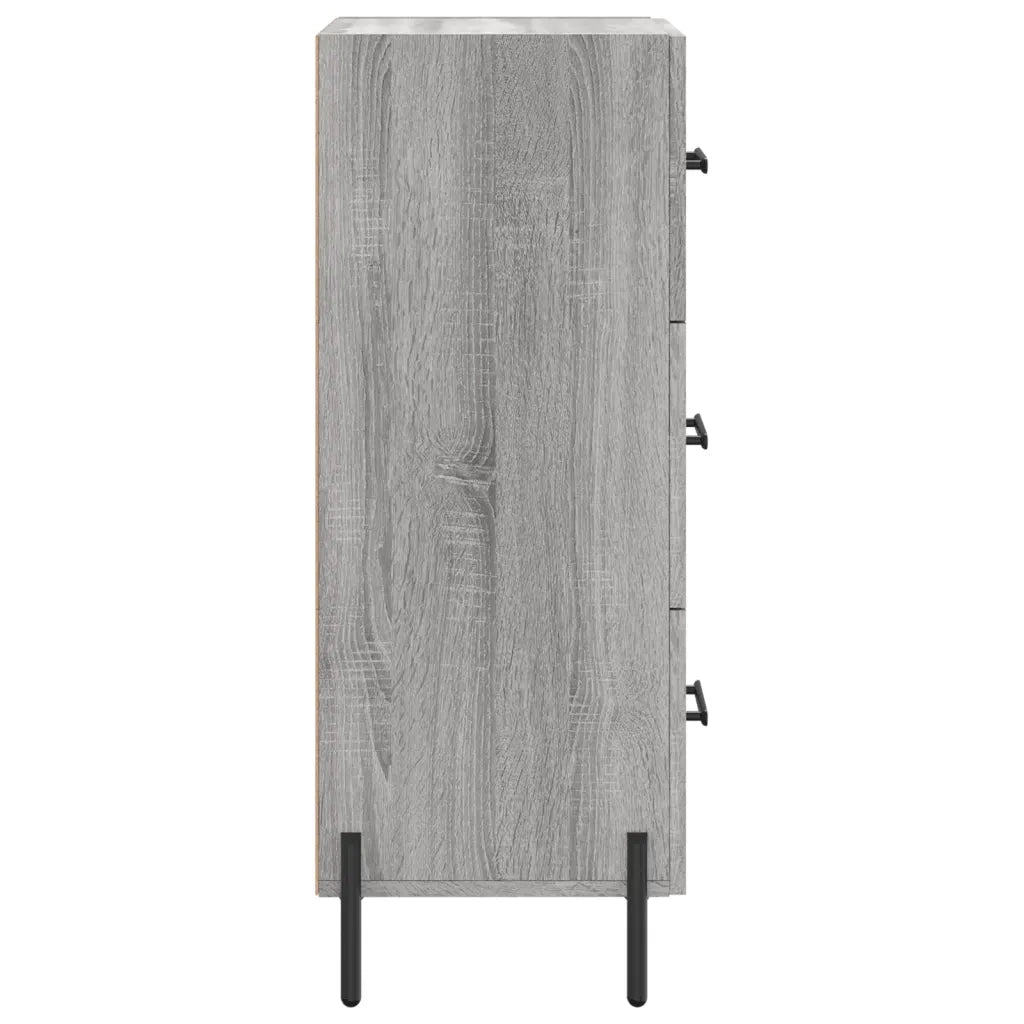 Credenza-Buffet-Armadio da cucina Grigio Sonoma 34,5x34x90 cm in Legno Multistrato 268680