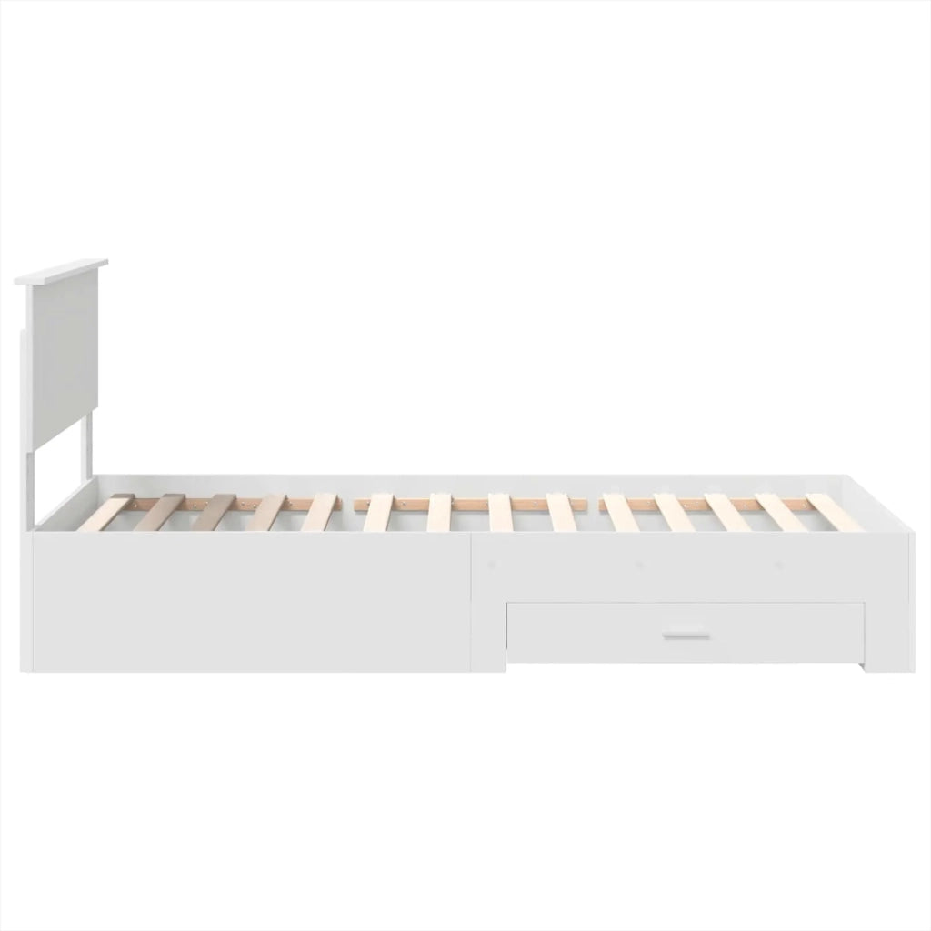 Struttura del letto Bianco 90 x 190 cm Legno multistrato 3408308