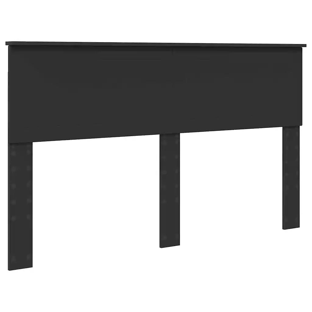 Testiera-Testata-Testiera Decorativa Rovere Nero 150 cm Legno multistrato 406780