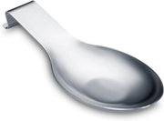 Lepelsteun per piano cottura, supporto per accessori da cucina, mat in acciaio inox, argento, resistente al lavastoviglie - 1PC-9,5 Pollici.