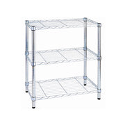 Scaffale in Acciaio Cromato 3 Ripiani 60x35x90 cm Fadi