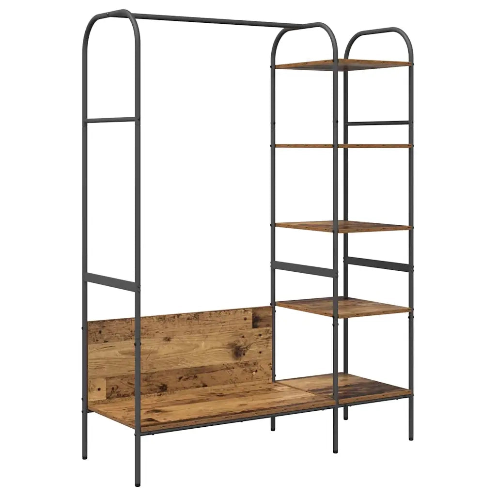 Stendibiancheria Marrone 120 x 44 x 160 cm Legno multistrato CFW7007974