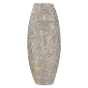 Bamorasi, Vaso Disegni con Linee Geometriche, oro