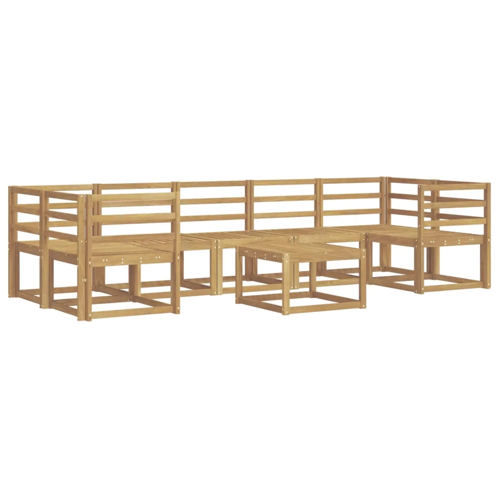 Set di divani da esterno 8 pcs Bianco 59 x 59 x 37 cm 3387368