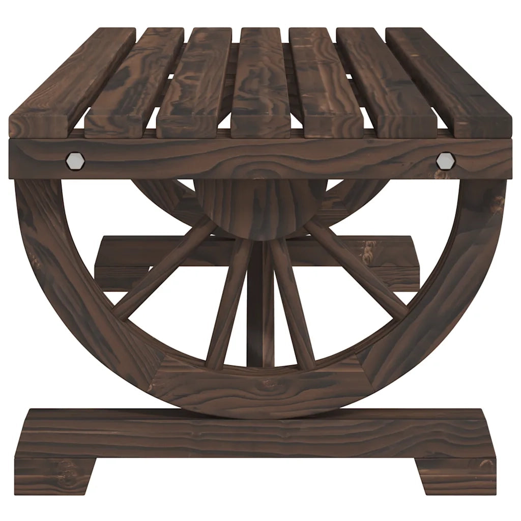 Tavolino da Giardino-Tavolo da Esterno-Tavolino da Patio 90x50x40 cm in Legno Massello di Abete 346077