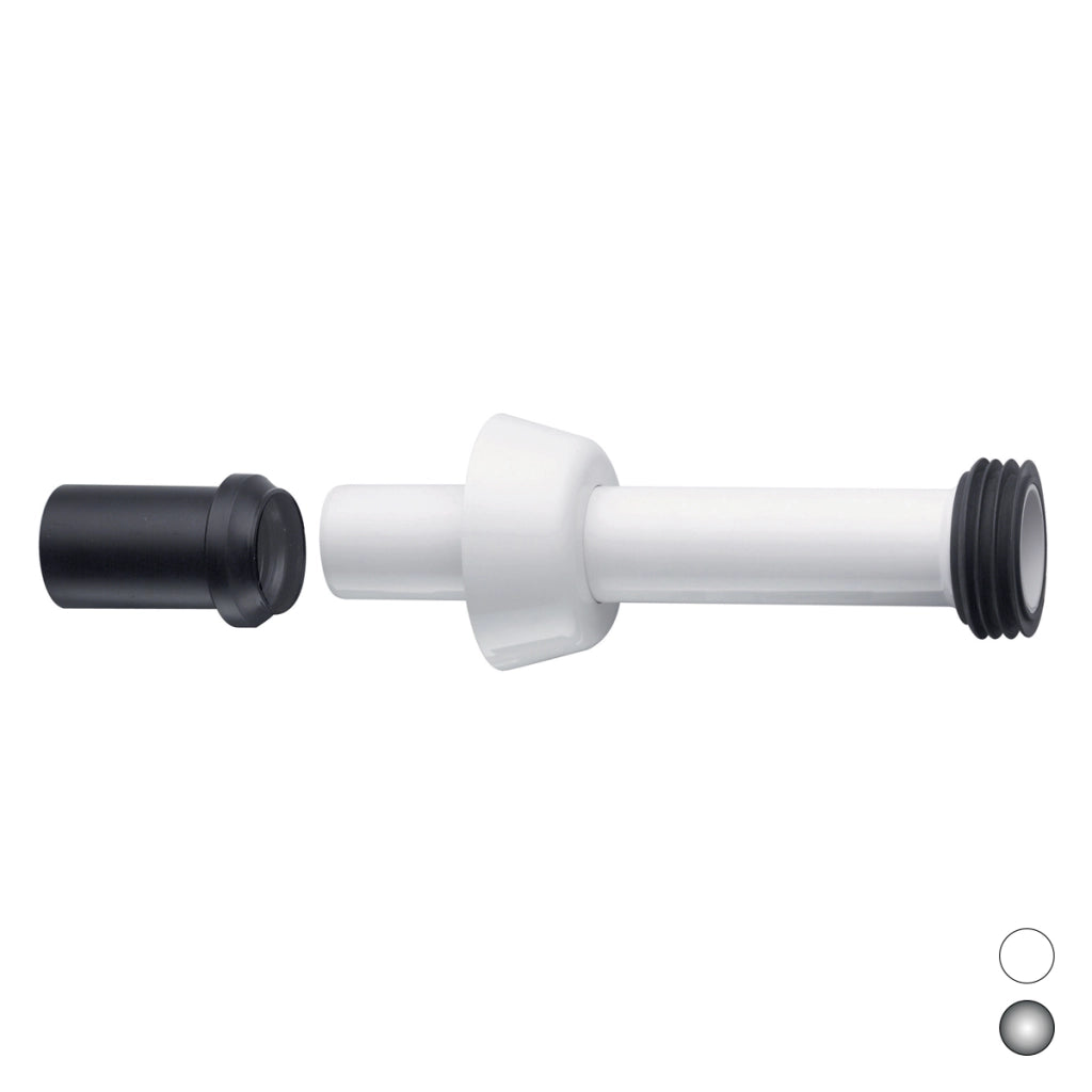 CANOTTO DI ALLACCIAMENTO CASSETTA RIOS-TREOPEA VALSIR- Diam. 40/44 L.250 Bianco- VALSI- pezzi 1