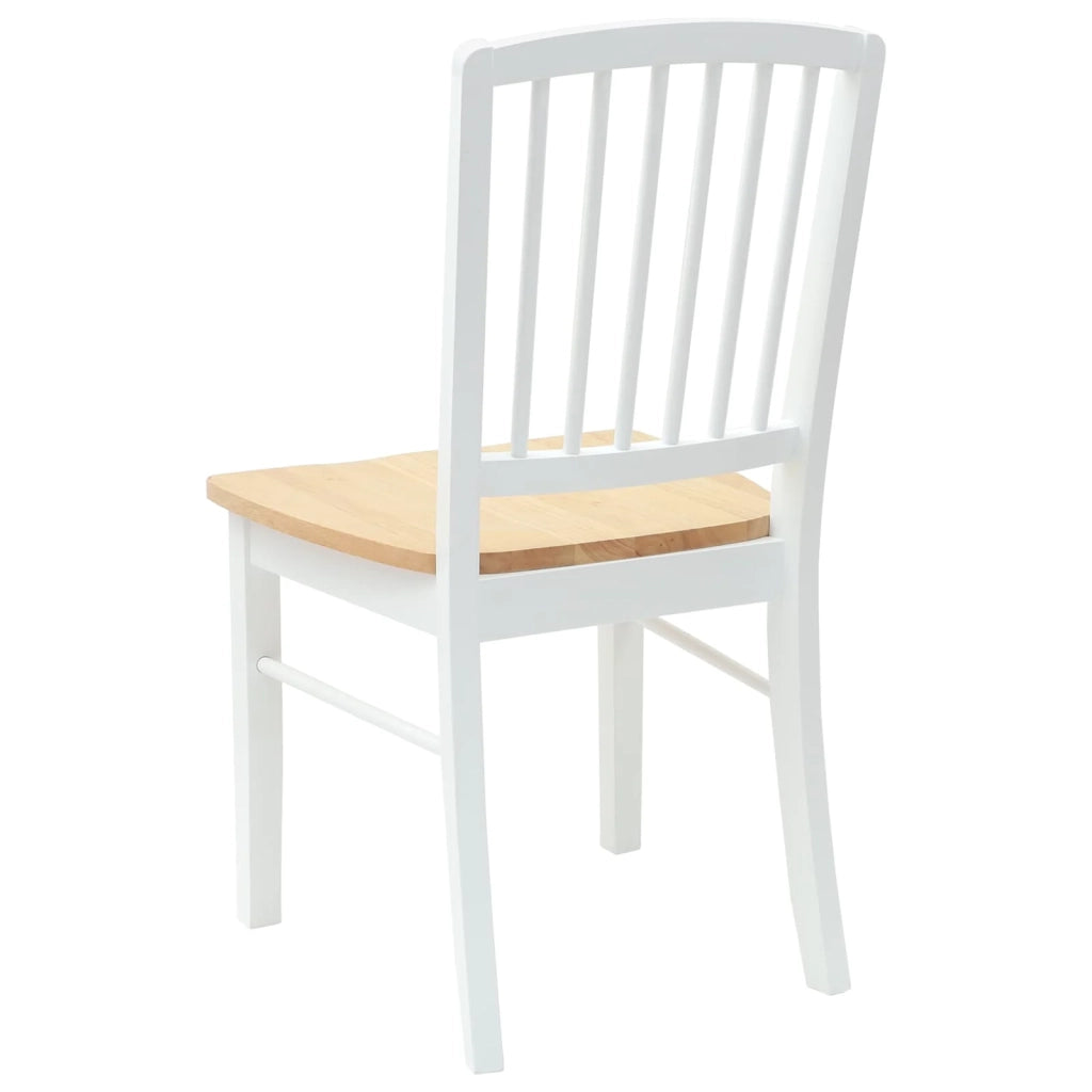 Sedie da pranzo 2 pcs Bianco 50 x 52,5 x 91 cm