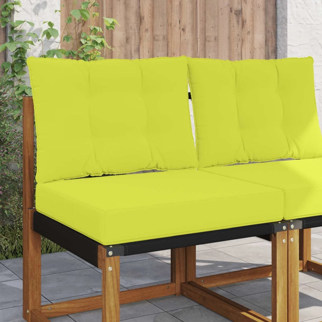 Cuscino per divano da esterno 2 pcs Verde Poliestere 900783