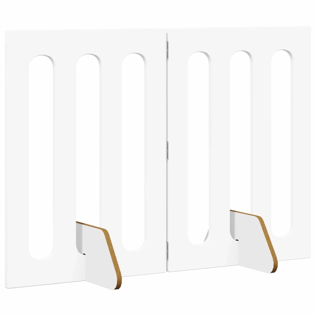 Recinto pieghevole per animali 2 pz Bianco 100,5 x 38 x 70 cm CFW5864939