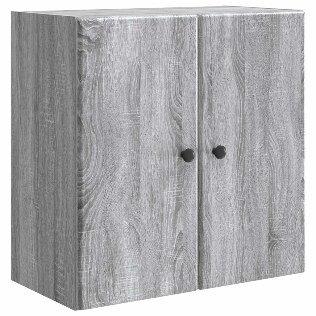 Mobiletto a muro Sonoma grigio 59 x 31 x 60 cm 899091