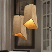 Lampadario cemento sospensione pendente moderno con portalampada E27 Max 40 Watt