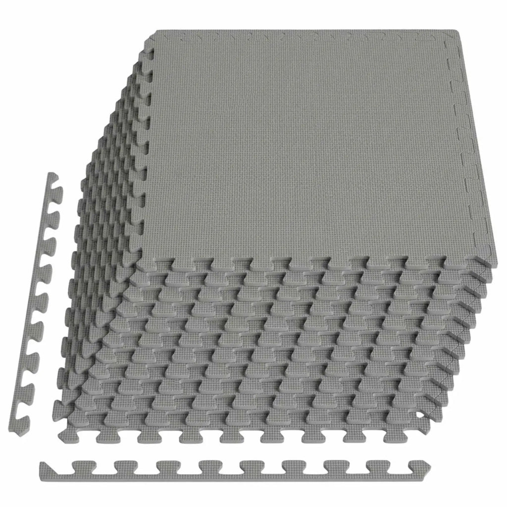 Tappetino per piscina 12 pcs Grigio 4,32 m² Schiuma EVA 3433273