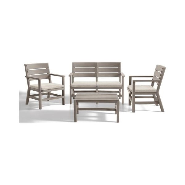 Set da esterno bica 9690 1 doghe taupe