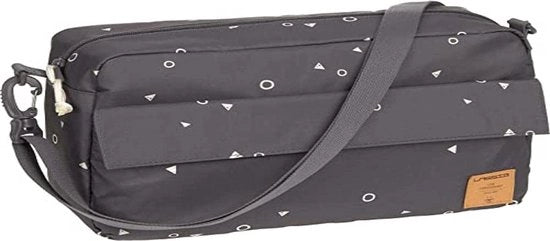 Organizzatore di passeggino, tasca a spalla, contenitore per passeggino con attacco al passeggino/organizzatore per passeggino in stile casual, blocchi di tasche antracite