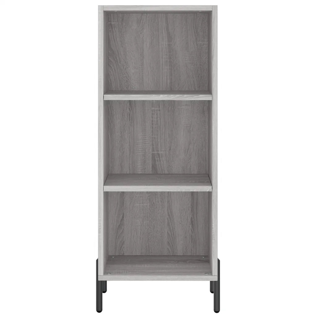 Credenza Grigio Sonoma 34,5x34x180 cm in Legno Multistrato 3200335