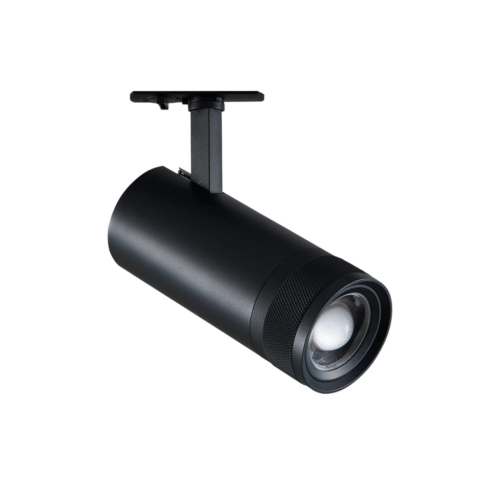 Faretto Su Binario Eos 1 Luce Led Integrato Nero 25W 3000K