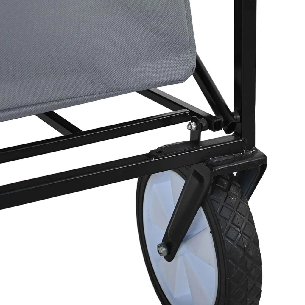 Carrello a Mano Pieghevole Grigio 94 x 53 x 99 cm CFW7514787