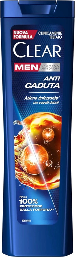 CLEAR SHAMPOO RINFORZANTE ANTIFORFORA CON NIACINAMIDE ED ESTRATTI DI GINSENG 225 ML NEW ANTI CADUTA OKY