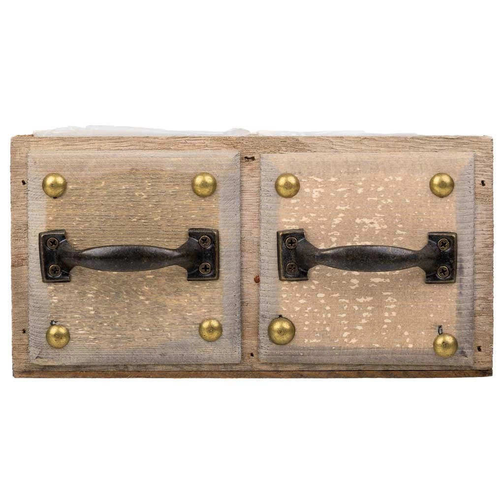 Cassetto in legno marrone 20x10x10,5h