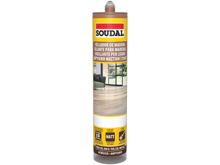 SILICONE LEGNO SOUDAL 300 ml - Noce - SOUDAL