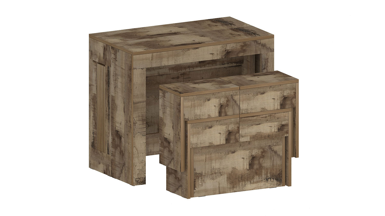 Panca Allungabile 66/290x25x45 cm Pratika Singola A Acero Pereira