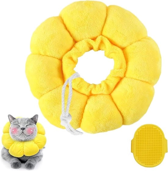 Camicia Protettiva - Camicia Antinfiammatoria - Camicia di Ricovero con Fusto di Zinnia per Gatti e Piccoli Cani dopo l'Operazione o la Ferita