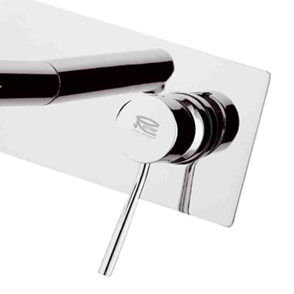 Miscelatore incasso per lavabo serie minimal finitura cromata
