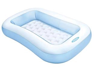 PISCINA GONFIABILE RETTANGOLARE  +2 ANNI  cm.166x100x28h.  peso kg.1,80 (57403)    INTEX