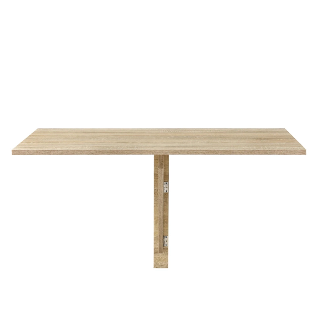 Tavolo da parete tavolo pieghevole tavolo pieghevole effetto faggio 100 x 60 x 58 cm melamina 03_0004354